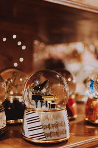Preview wallpaper crystal ball, piano, new year, christmas, toy