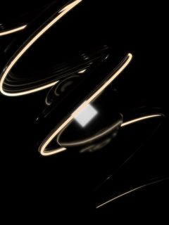240x320 Wallpaper crystal, glow, dark, lines, 3d