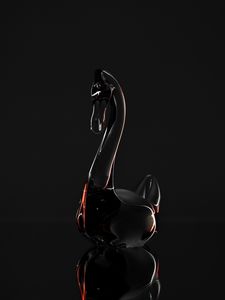 Preview wallpaper crystal, swan, mirror