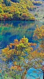 Preview wallpaper crystalline turquoise lake, jiuzhaigou national park, china