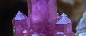 Preview wallpaper crystals, edges, amethyst, purple