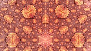 Preview wallpaper crystals, fractal, glow, shapes, abstract