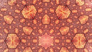 Preview wallpaper crystals, fractal, glow, shapes, abstract