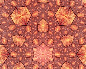 Preview wallpaper crystals, fractal, glow, shapes, abstract