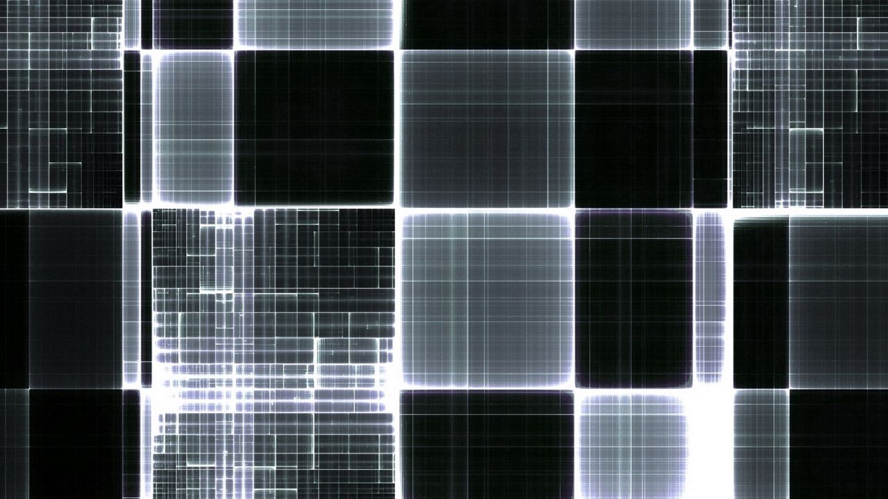 Wallpaper cube, black white, color, strokes