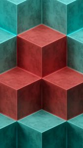 Preview wallpaper cube, cubes, shapes, relief