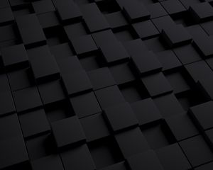 Preview wallpaper cube, dark, texture, shape