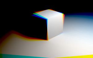 Preview wallpaper cube, light, shadow, bright