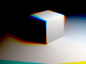 Preview wallpaper cube, light, shadow, bright