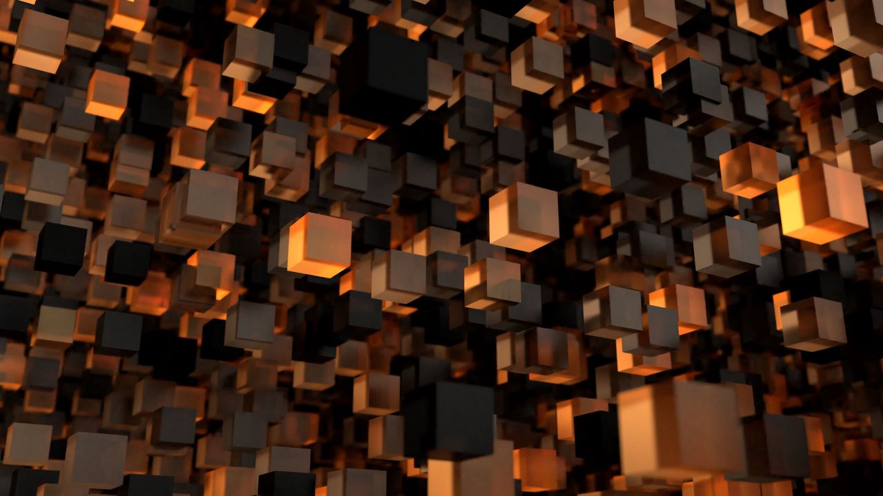 Wallpaper cube, shape, 3d, figure