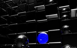 Preview wallpaper cube, sphere, shape, surface, space