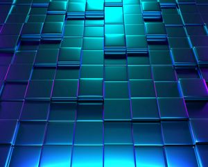 Preview wallpaper cubes, 3d, texture, structure, surface