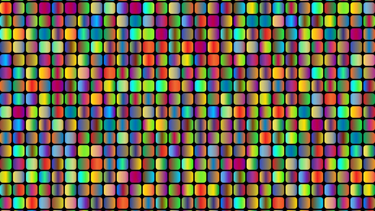 Wallpaper cubes, colorful, bright, patterns, texture