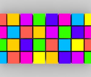 Preview wallpaper cubes, colorful, shape, surface