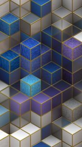 Preview wallpaper cubes, cubic, square, shape