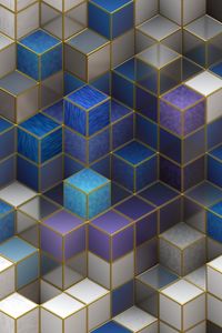 Preview wallpaper cubes, cubic, square, shape