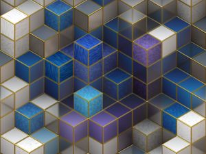 Preview wallpaper cubes, cubic, square, shape