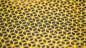 Preview wallpaper cubes, edges, yellow, abstraction