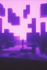 Preview wallpaper cubes, forms, lonely, tetris