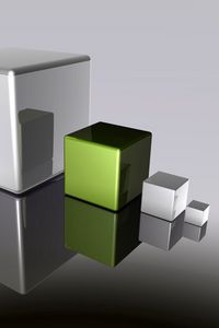 Preview wallpaper cubes, shape, size, color, surface