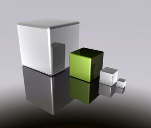 Preview wallpaper cubes, shape, size, color, surface