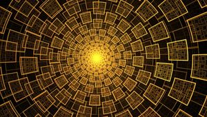 Preview wallpaper cubes, shapes, rotation, golden