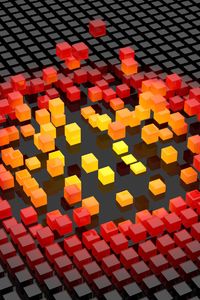 Preview wallpaper cubes, shapes, space, building