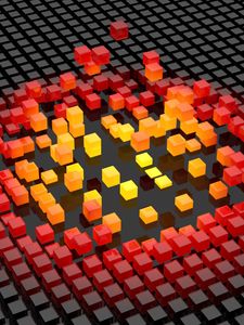 Preview wallpaper cubes, shapes, space, building