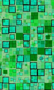 Preview wallpaper cubes, shapes, texture, green
