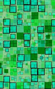 Preview wallpaper cubes, shapes, texture, green