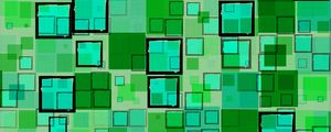 Preview wallpaper cubes, shapes, texture, green