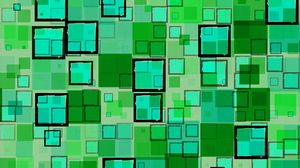 Preview wallpaper cubes, shapes, texture, green