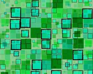 Preview wallpaper cubes, shapes, texture, green