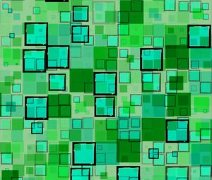 Preview wallpaper cubes, shapes, texture, green