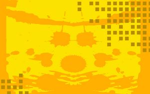 Preview wallpaper cubes, spots, yellow, pattern, background