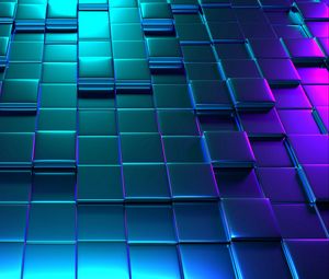 Preview wallpaper cubes, structure, rendering, highlighting