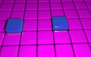 Preview wallpaper cubes, surface, sleek