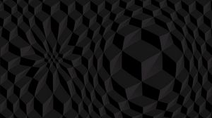 Preview wallpaper cubes, volume, black, texture, structure