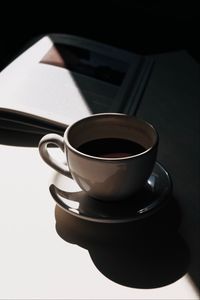 Preview wallpaper cup, coffee, book