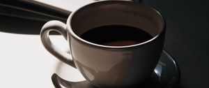Preview wallpaper cup, coffee, book