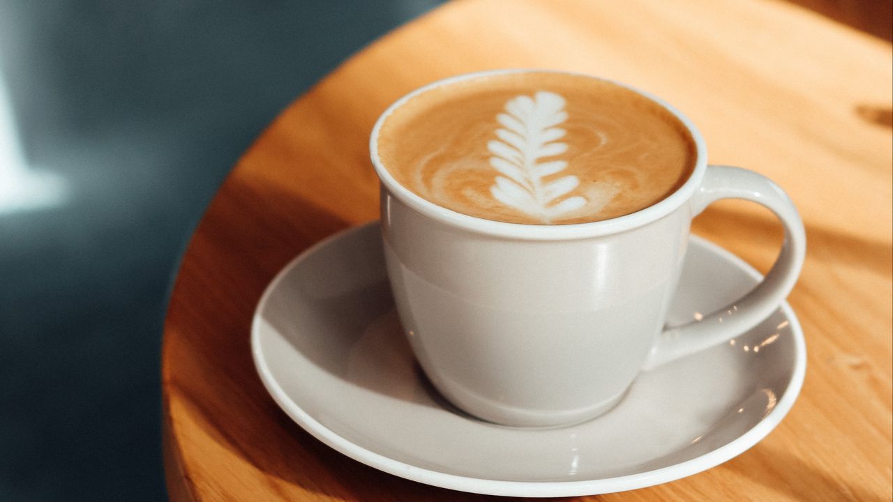 Wallpaper cup, coffee, cappuccino, drink, foam