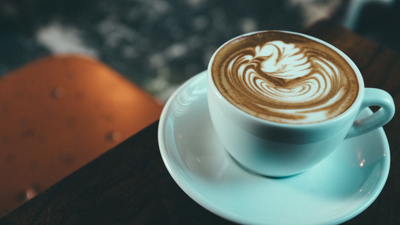 Wallpaper cup, coffee, cappuccino, foam, drink
