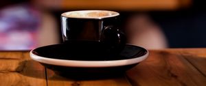 Preview wallpaper cup, coffee, drink, black