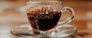 Preview wallpaper cup, coffee, drink, glass, transparent