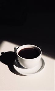 Preview wallpaper cup, coffee, drink, white