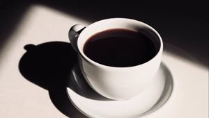 Preview wallpaper cup, coffee, drink, white