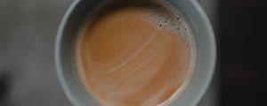 Preview wallpaper cup, coffee, hand, focus