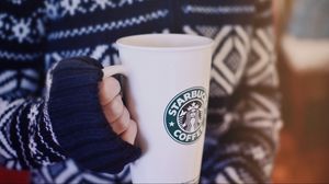 Preview wallpaper cup, coffee, hands, sweater, mood