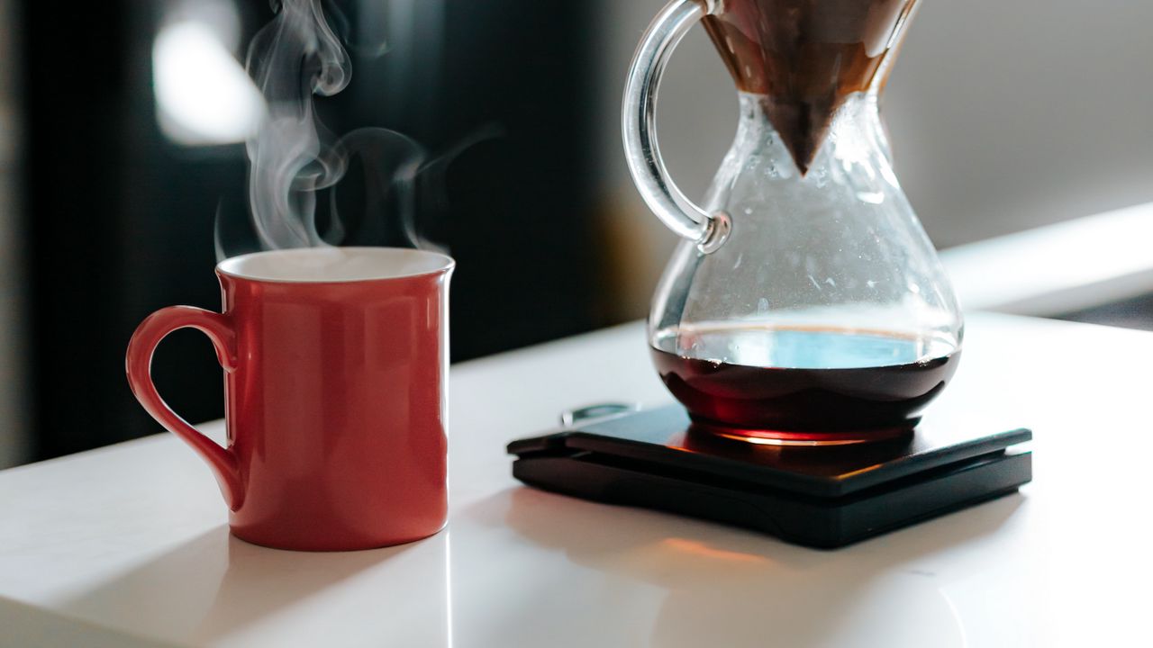 Wallpaper cup, coffee, kemex, morning