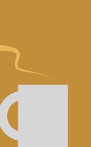 Preview wallpaper cup, coffee, steam